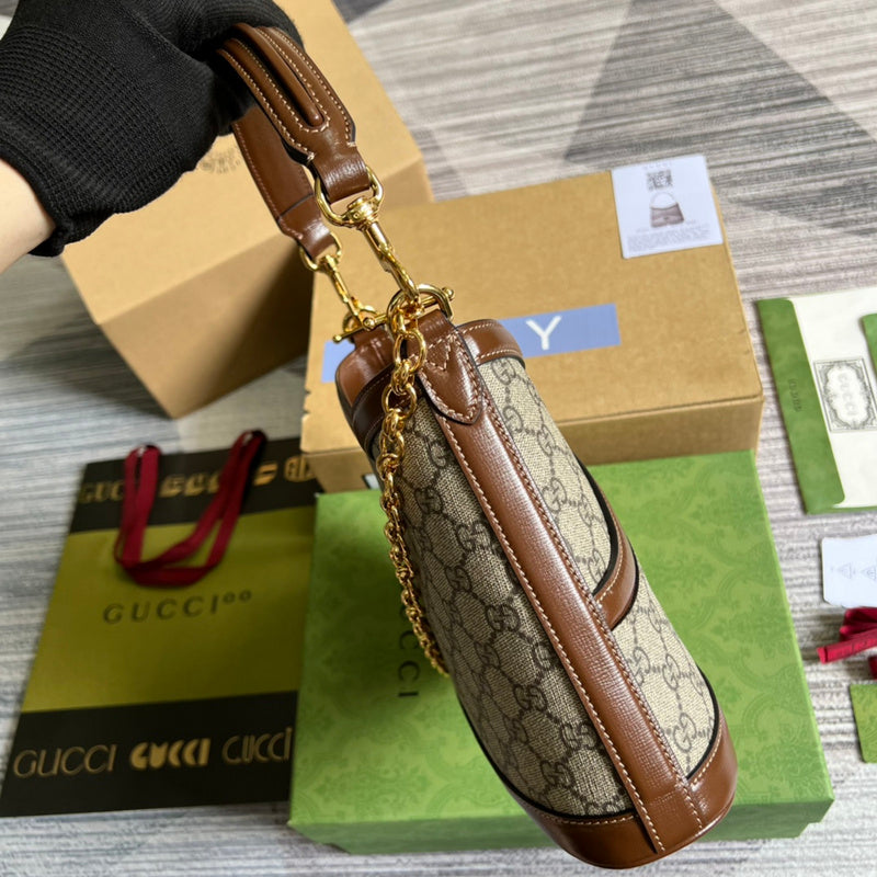 Top view of structured chic women's handbag – women's luxury handbag