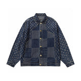 Front view of Louis Vuitton luxury clothing with tailored silhouette