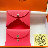 Side view of understated structured handbag