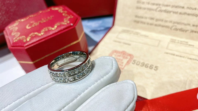 Angled view of Cartier unisex jewelry piece