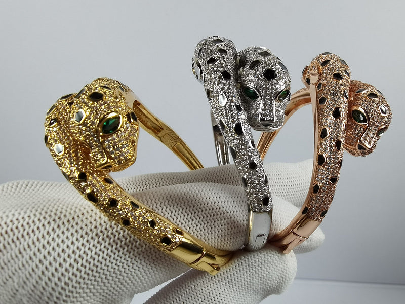 Side view of Cartier unisex jewelry piece