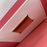 Structured Faux Leather Handbag - Sleek Minimalist Lines | Women's Designer-Inspired Purse #1716 - close-up detail shot (image 3) of designer-inspired handbag