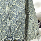Back view of Louis Vuitton luxury clothing with contemporary cut