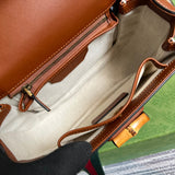 Close-up detail of refined bag design