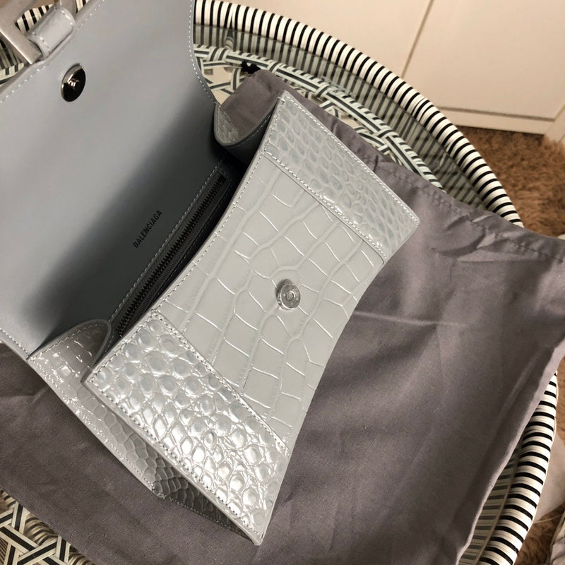 Top view of sleek classic women's handbag – women's designer-style accessory