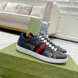 Gucci neutral cream luxury sneakers view 10 minimalist modern build