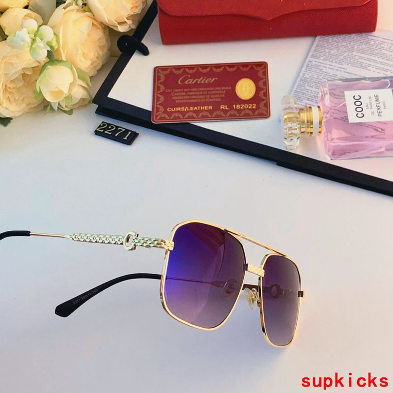 Lifestyle view of Cartier unisex sunglasses