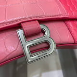 Sophisticated Faux Leather Handbag - Signature Hardware Accents | Women's Everyday Carry Handbag #553 - styled full view (image 7) of designer-inspired handbag