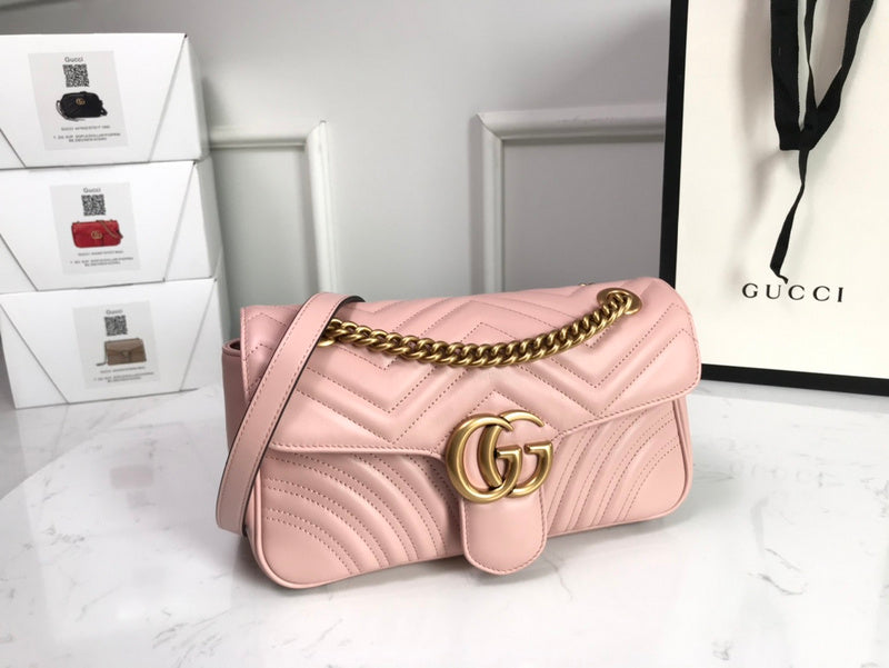 Front view of polished signature women's handbag – women's statement bag