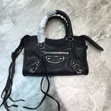 Chic Faux Leather Handbag - Everyday Elegance | Women's Luxury Handbag #695 - back view (image 4) of designer-inspired handbag
