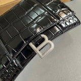 Statement Vegan Leather Handbag - Chic Everyday Appeal | Women's Statement Accessory #291 - product detail shot (image 10) of designer-inspired handbag