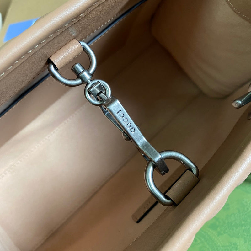 Interior view of modern polished women's handbag – women's designer-style accessory