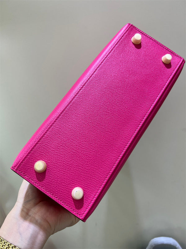 Close-up detail of timeless bag design