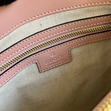 Side profile of modern everyday-luxe women's handbag – women's luxury accessory