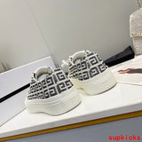 Givenchy Nude Slip-On Sneakers - Angled View