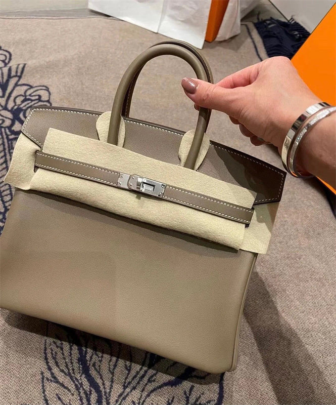 Sophisticated bag shown from front angle