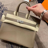 Sophisticated bag shown from front angle