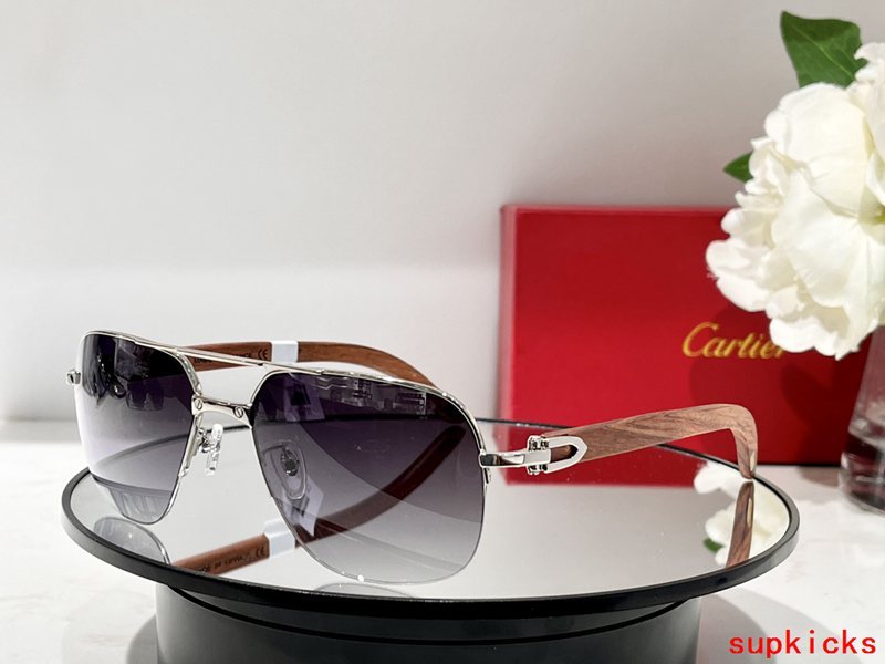 Full view of Cartier unisex sunglasses
