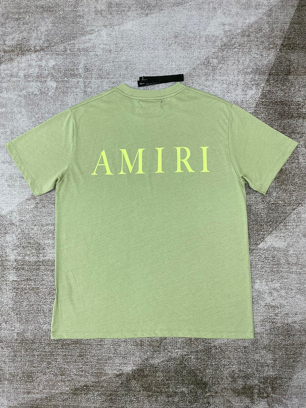 Amiri luxury t-shirt detail shot