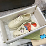 Gucci sneakers detailed view showing premium designer craftsmanship