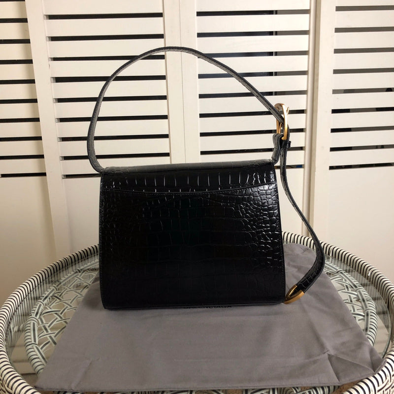 Close-up detail of modern refined women's handbag – women's luxury handbag