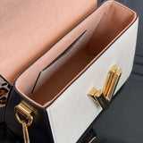 Close-up detail of structured modern women's handbag – women's everyday handbag