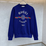 Back view of Gucci luxury clothing with logo-detail design