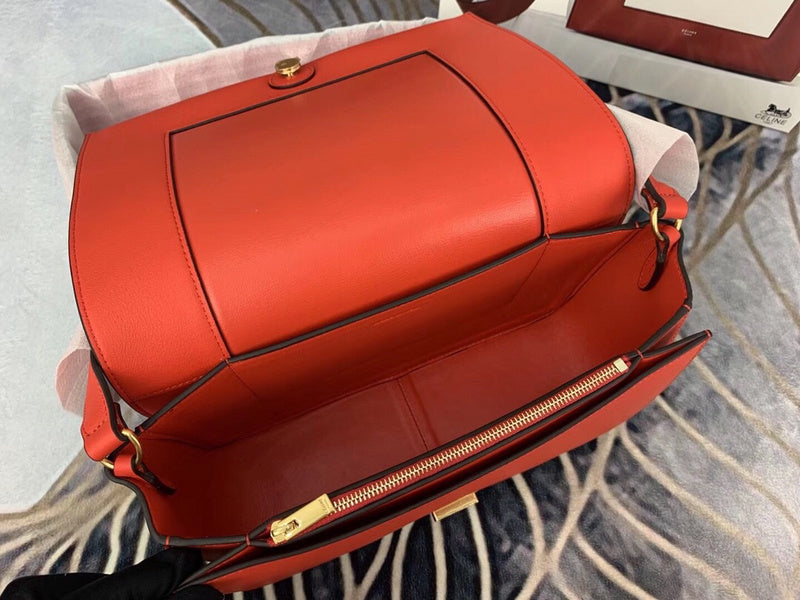 Side profile of signature elevated women's handbag – women's premium purse