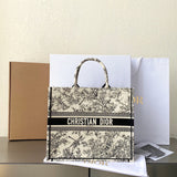 Back view of structured signature women's handbag – women's designer-style accessory