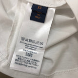 Side profile of Louis Vuitton cotton t-shirt with label-forward styling