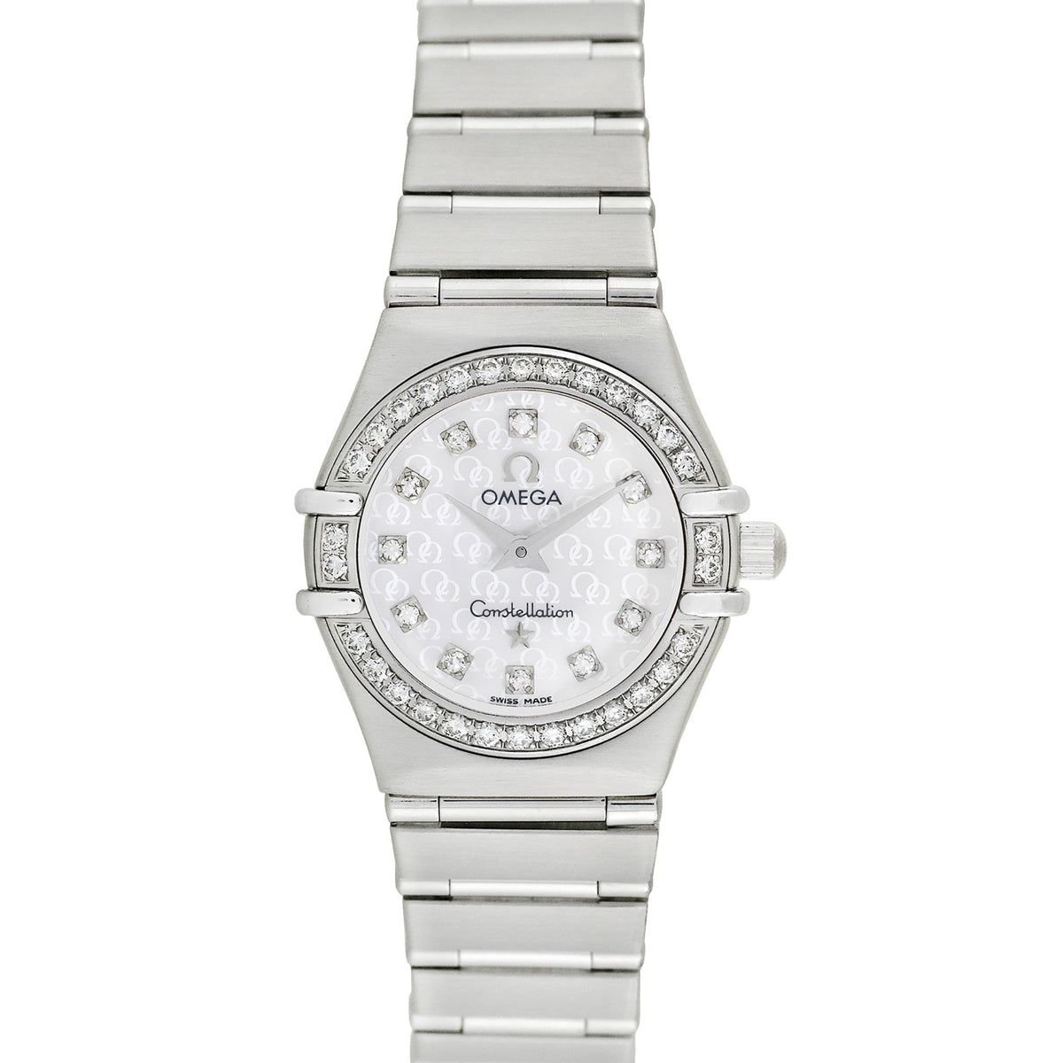 Side view of Omega women's watch