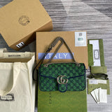 Front view of refined modern women's handbag – women's luxury accessory