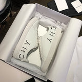 Givenchy Tan Loafer Flats - Angled View