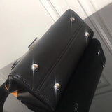 Top view of polished elevated women's handbag – women's premium purse