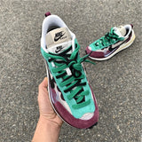 Nike two-tone luxury sneakers view 9 breathable knit upper