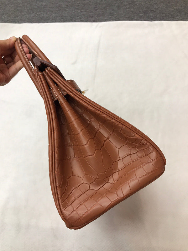 Close-up detail of curated bag design