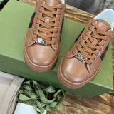 Gucci classic monochrome luxury sneakers view 5 low-top design