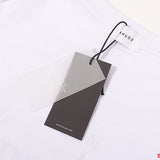 Side profile of Rhude luxury clothing with everyday silhouette