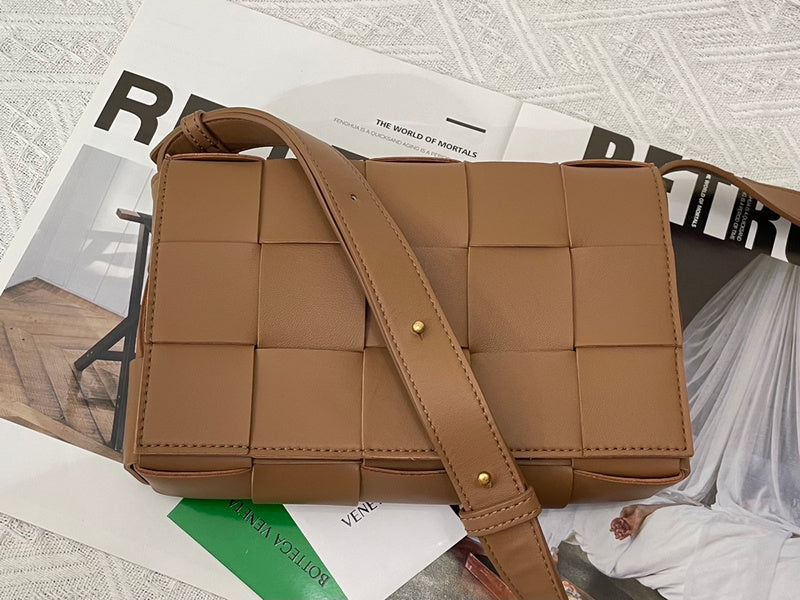 Polished Faux Leather Handbag - Modern Structured Build | Women's Luxury Handbag #1619 - side angle view (image 2) of designer-inspired handbag