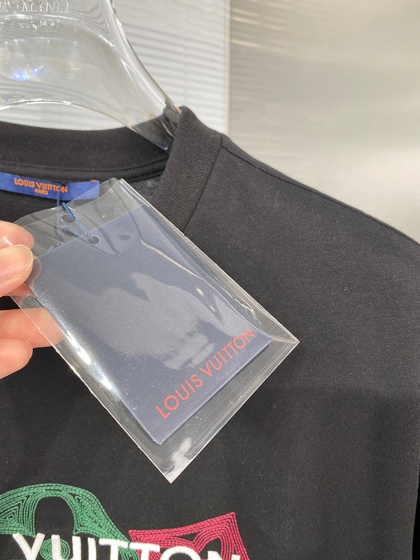 Front view of Louis Vuitton cotton t-shirt with streetwear-inspired cut