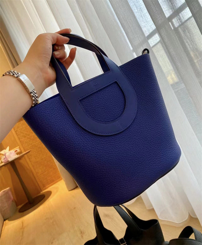 Poised bag shown from front angle