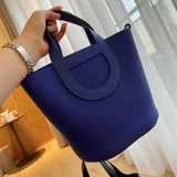 Poised bag shown from front angle