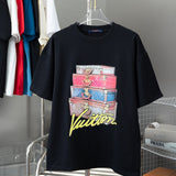 Back view of Louis Vuitton cotton t-shirt with relaxed-fit cut