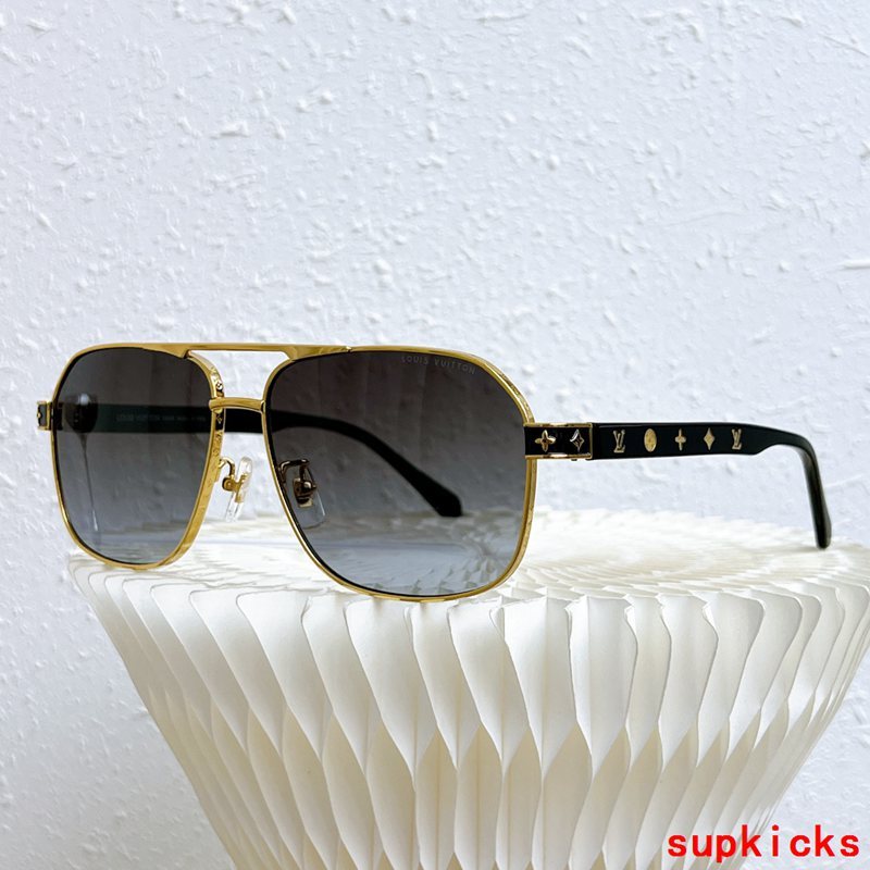 Lifestyle view of Louis Vuitton unisex sunglasses