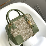  graceful satchel detail view showing craftsmanship