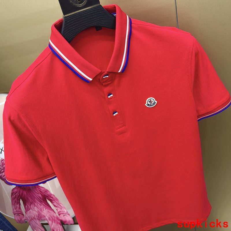 Full styled look of Moncler luxury clothing with logo-detail design