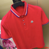 Full styled look of Moncler luxury clothing with logo-detail design