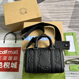 Front view of polished structured women's handbag – women's statement bag