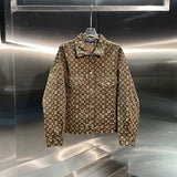 Front view of Louis Vuitton luxury clothing with streetwear-inspired cut