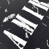 Close-up of Amiri t-shirt craftsmanship